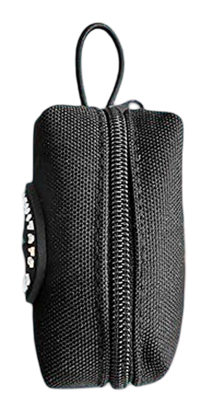 Leash Pouch Poop Bag Dispenser (Small, Black)