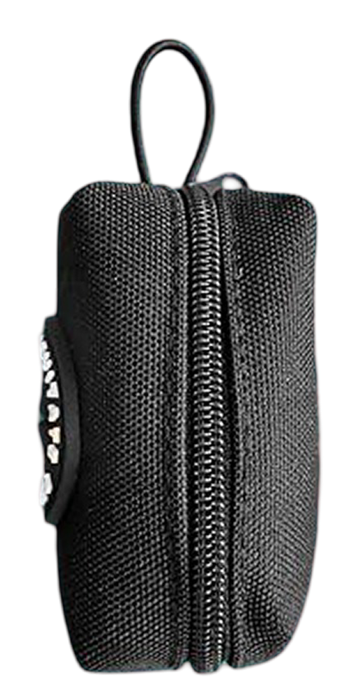 Leash Pouch Poop Bag Dispenser (Small, Black)