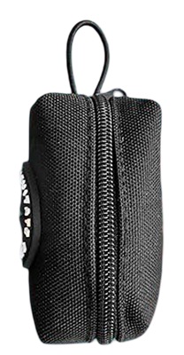 Leash Pouch Poop Bag Dispenser (Small, Black)
